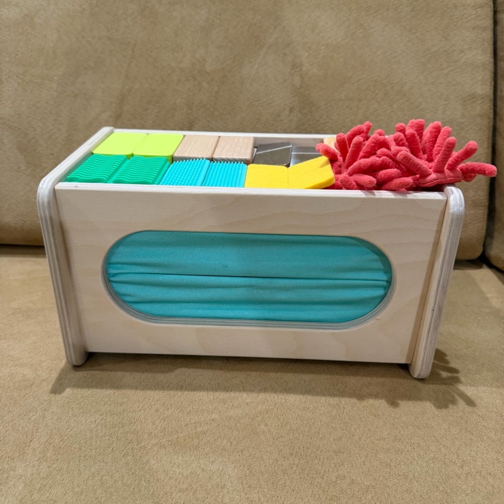 Lovevery Montessori Colorful Sensory Box from the Playkits